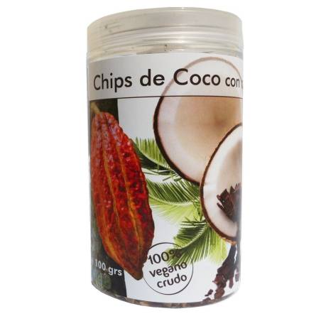 Chips de coco con cacao