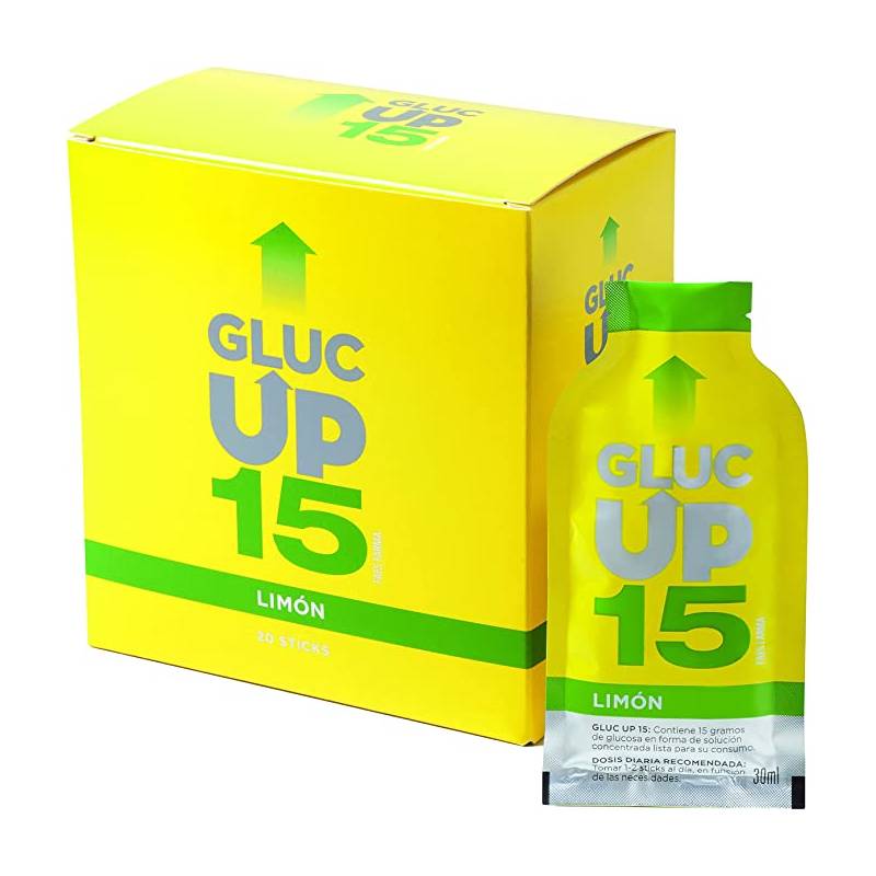 GLUC UP 15 - Sabor limón 20 sobres