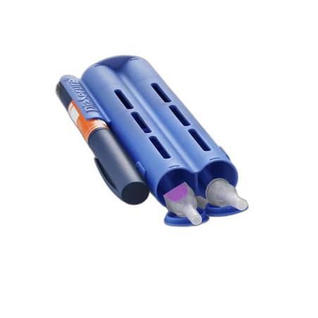 Portainsulinas y agujas Diasecure® - Azul