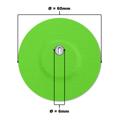 Pack de 10 parches de fijación FreeStyle Libre 3 - Verde