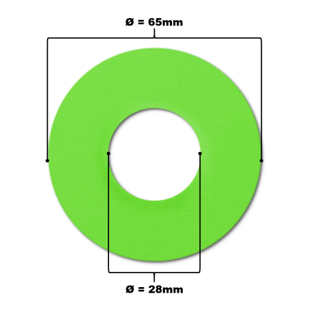 Pack de 10 parches de fijación FreeStyle Libre 1 & 2 - Verde