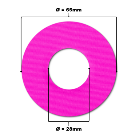 Pack de 10 parches de fijación FreeStyle Libre 1 & 2 - Fucsia