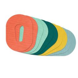 Pack de 10 parches de fijación Dexcom G6 - Colores pastel
