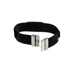 Pulsera identificativa CUERO - Negro