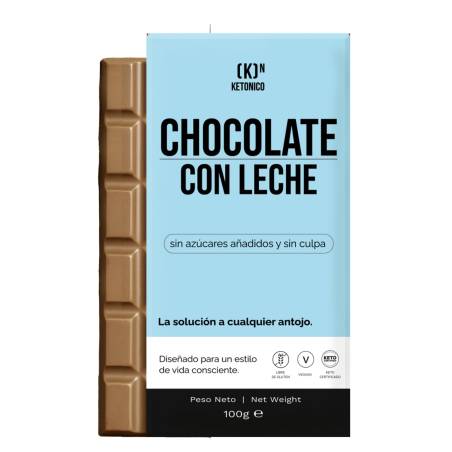 Chocolate con leche low carb