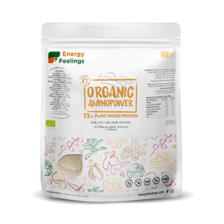 Organic Aminopower - Proteína vegana chocolate 500g