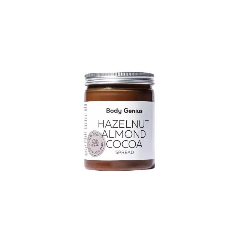 Crema de avellanas almendras y cacao