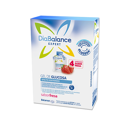 Diabalance - Gel glucosa efecto sostenido. 4 sobres