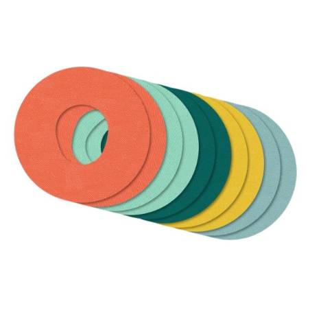 Pack de 10 parches de fijación Dexcom G7 - Colores pastel