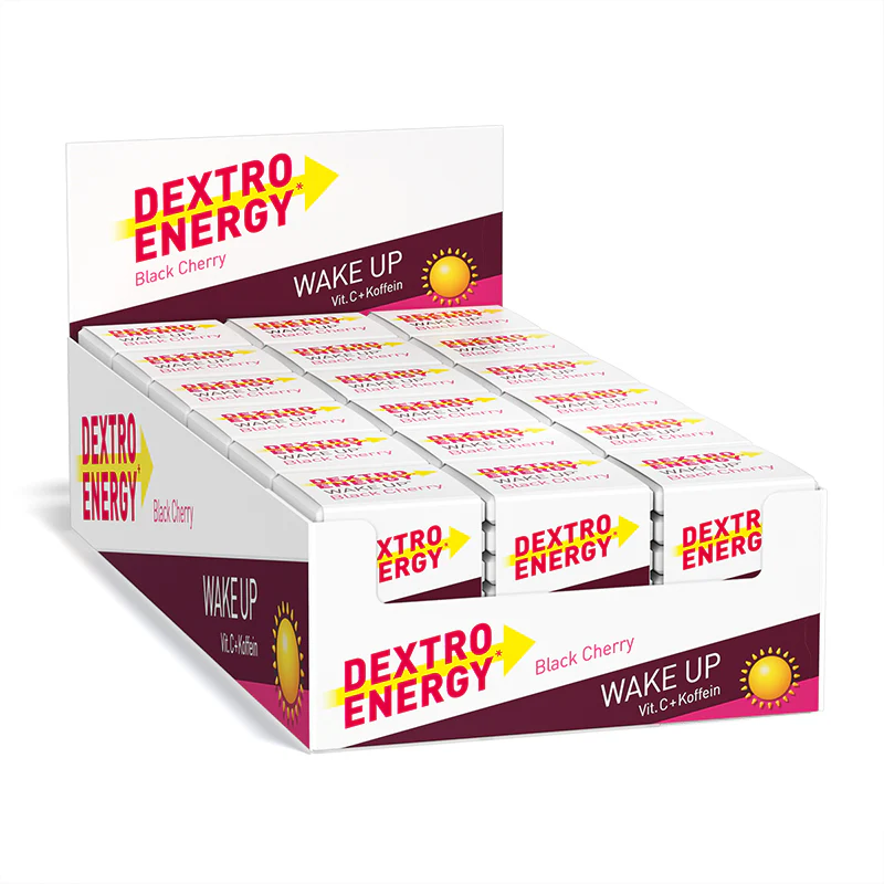 Pack 18 cubos Dextro Energy - Cereza + Cafeína