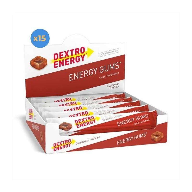 Pack 15 Dextro Energy Gums - Cola  + Cafeína