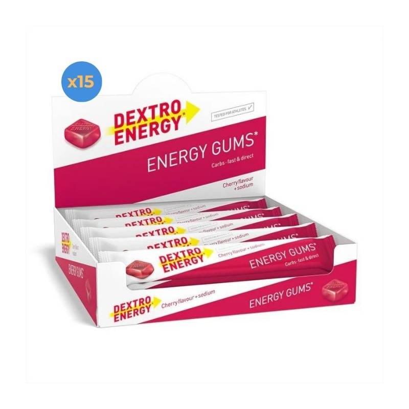 Pack 15 Dextro Energy Gums - Cereza + Sodio