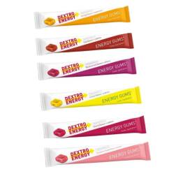 Pack Dextro Energy Gums - Sabores variados. 6uds.