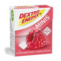 Caja de pastillas de glucosa Minis - Frambuesa
