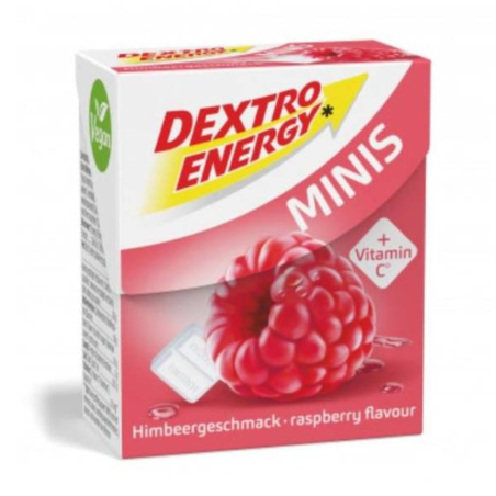 Caja de pastillas de glucosa Minis - Frambuesa