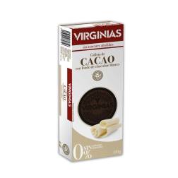 Galletas de cacao con chocolate blanco sin azúcares